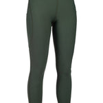 HKM Jil High Waist - Sil. Knee Patch Ladies Riding Leggings - HKM - Equiluxe Tack