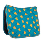 HKM Naples Saddle Pad - Blue/Yellow - HKM - Equiluxe Tack