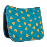HKM Naples Saddle Pad - Blue/Yellow - HKM - Equiluxe Tack