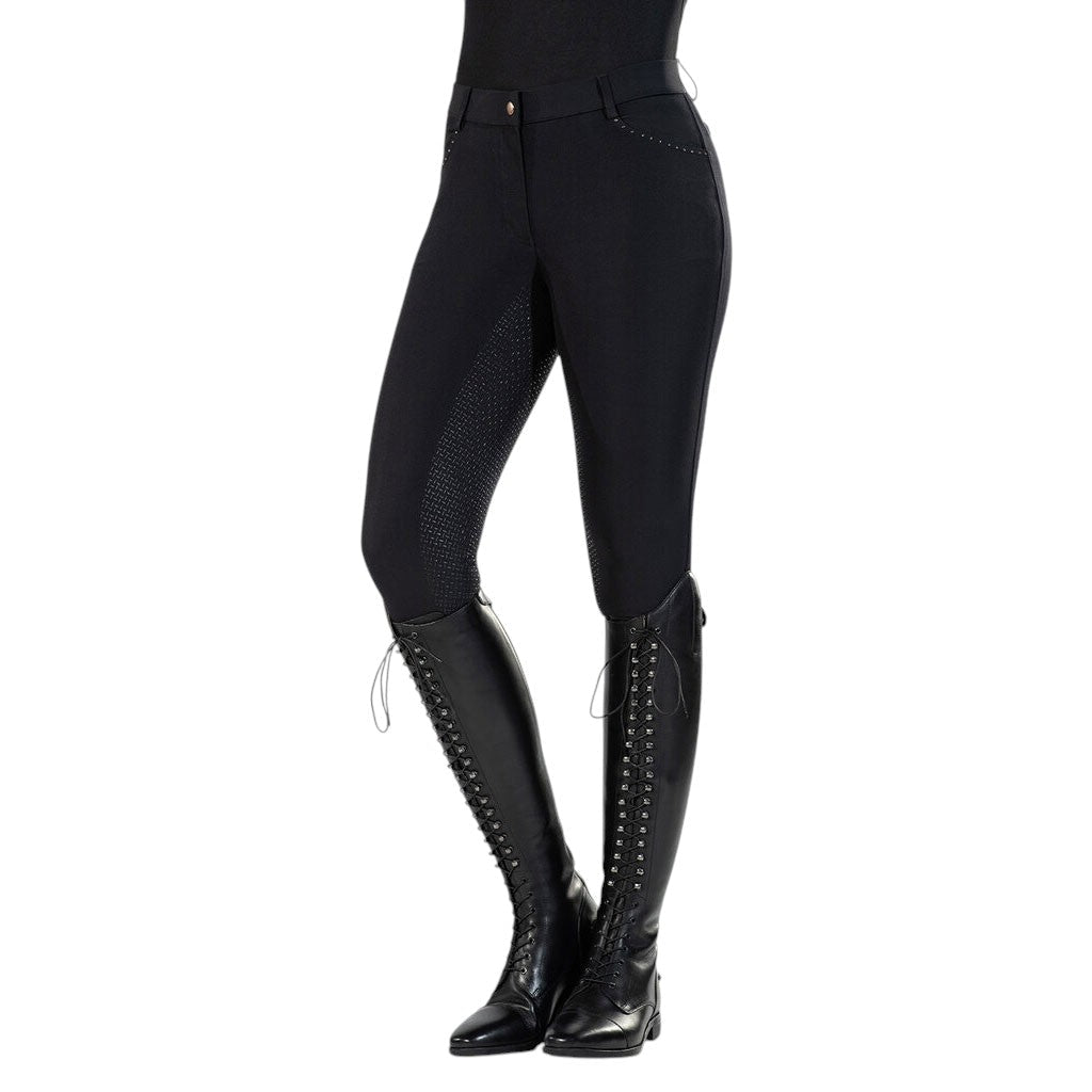 HKM Rosegold Glamour Ladies Riding Breeches Style S.F. Seat - HKM - Equiluxe Tack
