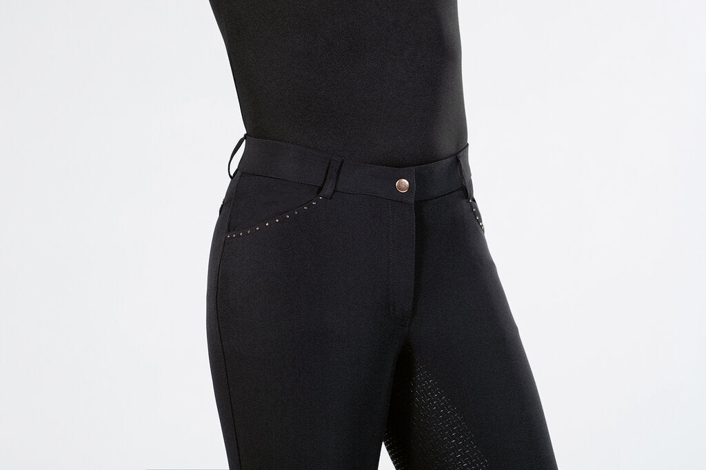 HKM Rosegold Glamour Ladies Riding Breeches Style S.F. Seat - HKM - Equiluxe Tack