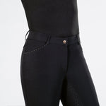 HKM Rosegold Glamour Ladies Riding Breeches Style S.F. Seat - HKM - Equiluxe Tack