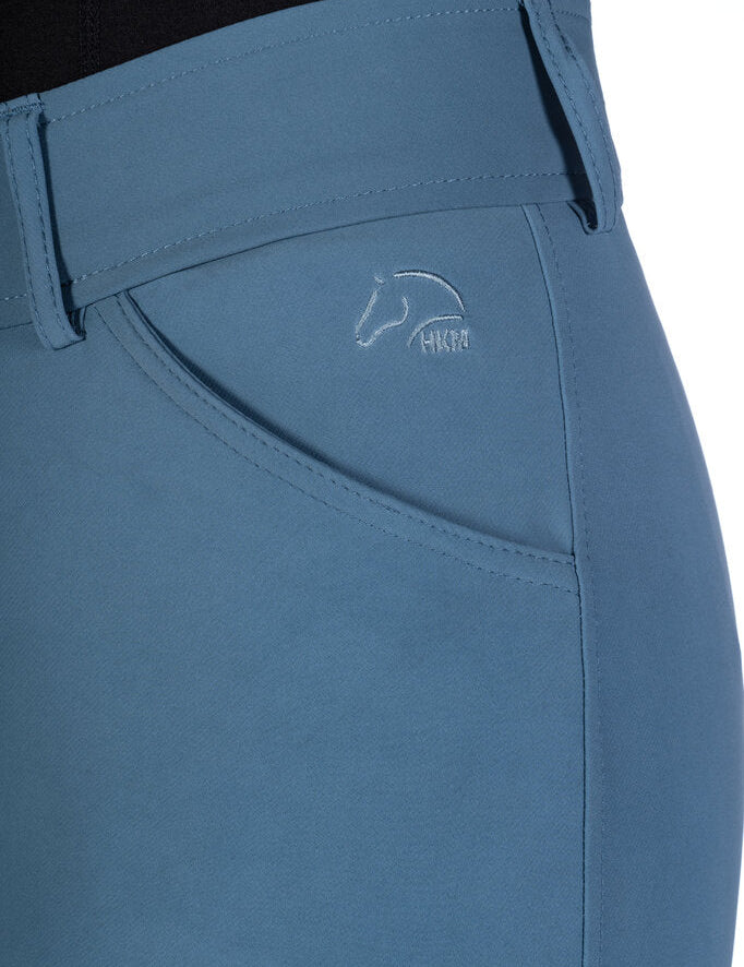 HKM Tampa - Silicone Knee Patch Riding Breeches - HKM - Equiluxe Tack