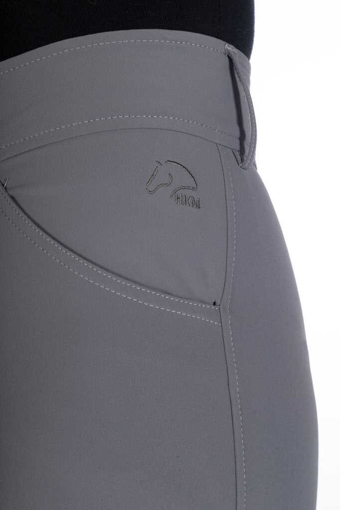 HKM Tampa - Silicone Knee Patch Riding Breeches - HKM - Equiluxe Tack