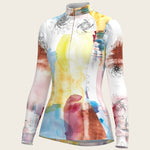 Horse Flower Fair Quarter Zip Sun Shirt - Espoir Equestrian - Equiluxe Tack