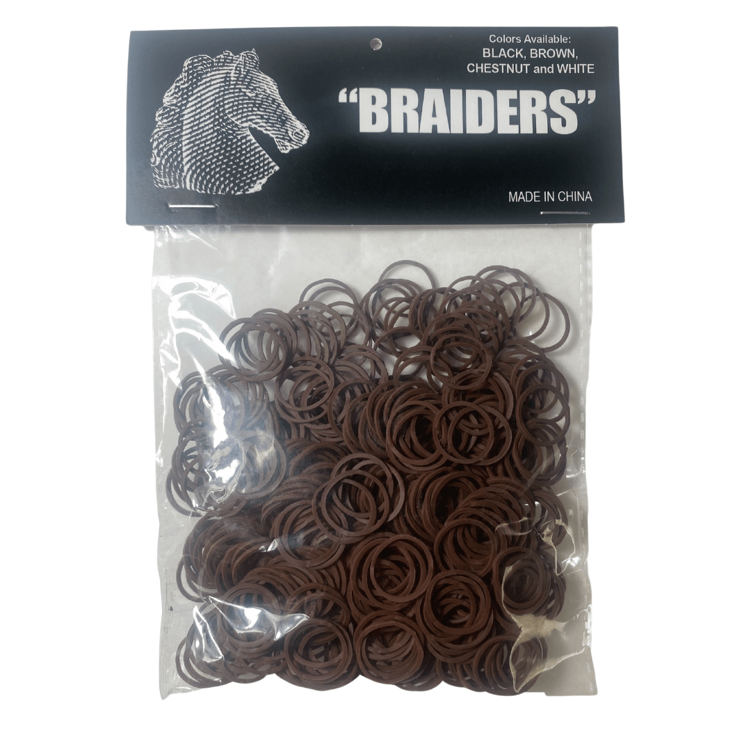 Horse Mane and Tail Braiding Bands - 500/Bag - Equiluxe Tack - Equiluxe Tack