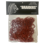 Horse Mane and Tail Braiding Bands - 500/Bag - Equiluxe Tack - Equiluxe Tack