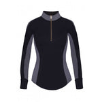Horse Spirit Long Sleeve Shirt - Black/Grey - Horse Spirit - Equiluxe Tack