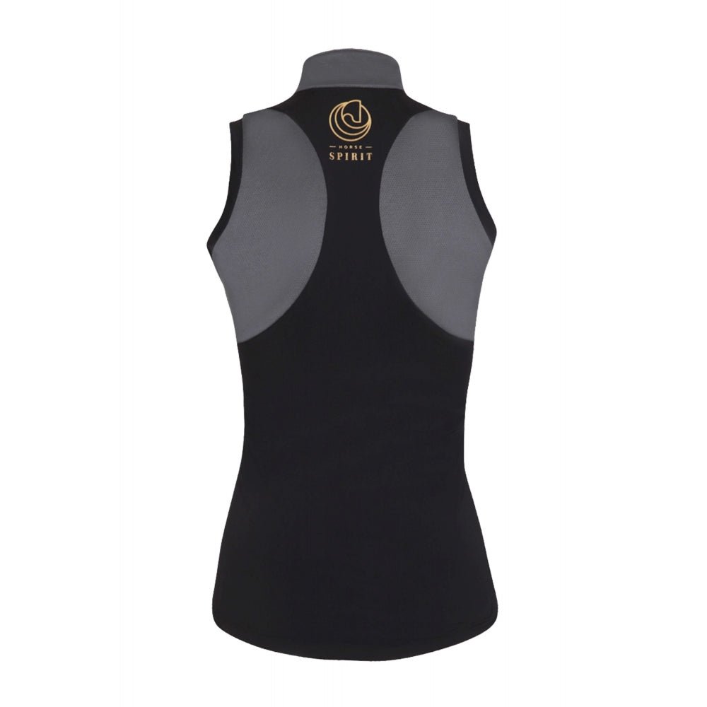 Horse Spirit Sleeveless Shirt - Black/Grey - Horse Spirit - Equiluxe Tack