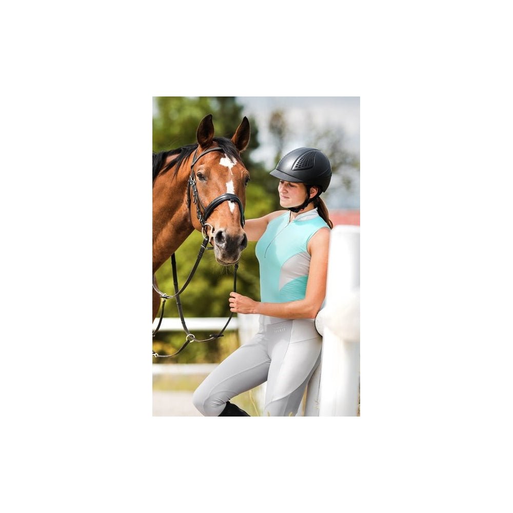 Horse Spirit Sleeveless Shirt - Mint / Grey - Horse Spirit - Equiluxe Tack