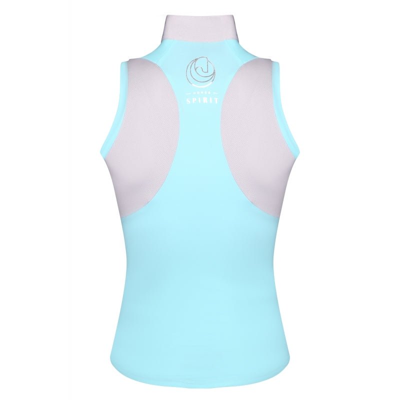 Horse Spirit Sleeveless Shirt - Mint / Grey - Horse Spirit - Equiluxe Tack