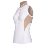 Horse Spirit Sleeveless Shirt - White/Beige - Horse Spirit - Equiluxe Tack