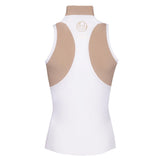 Horse Spirit Sleeveless Shirt - White/Beige - Horse Spirit - Equiluxe Tack