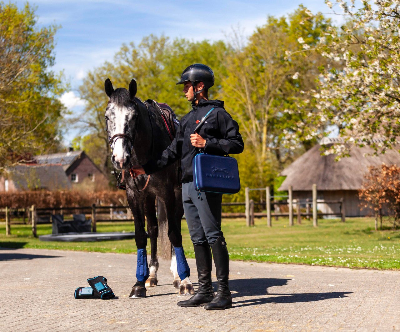 HorseLinkTech Compression Ice Cube Therapy Boots - HorseLinkTech - Equiluxe Tack