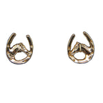 Horseshoe/Horse Head Earrings - Equiluxe Tack - Equiluxe Tack