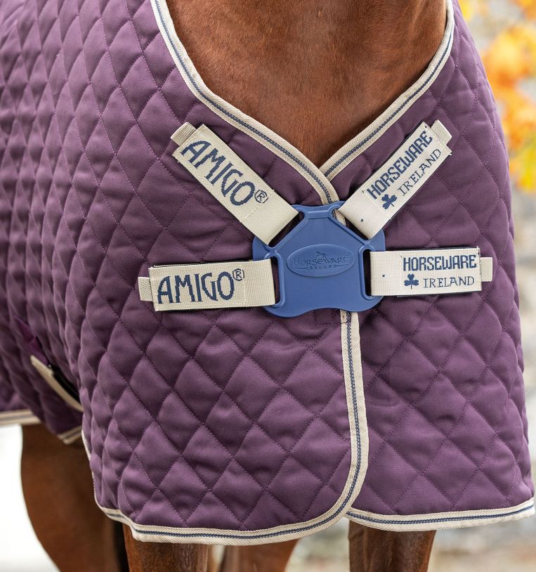 Horseware® Amigo® Stable Plus Blanket with Disc Front Closure (200g Medium) - Horseware Ireland - Equiluxe Tack