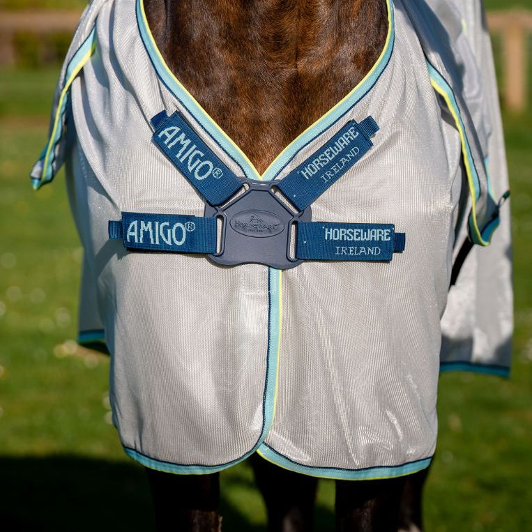 Horseware® Amigo® XL Bug Rug Fly Sheet with Disc Front Closure (0g Light) - Horseware Ireland - Equiluxe Tack