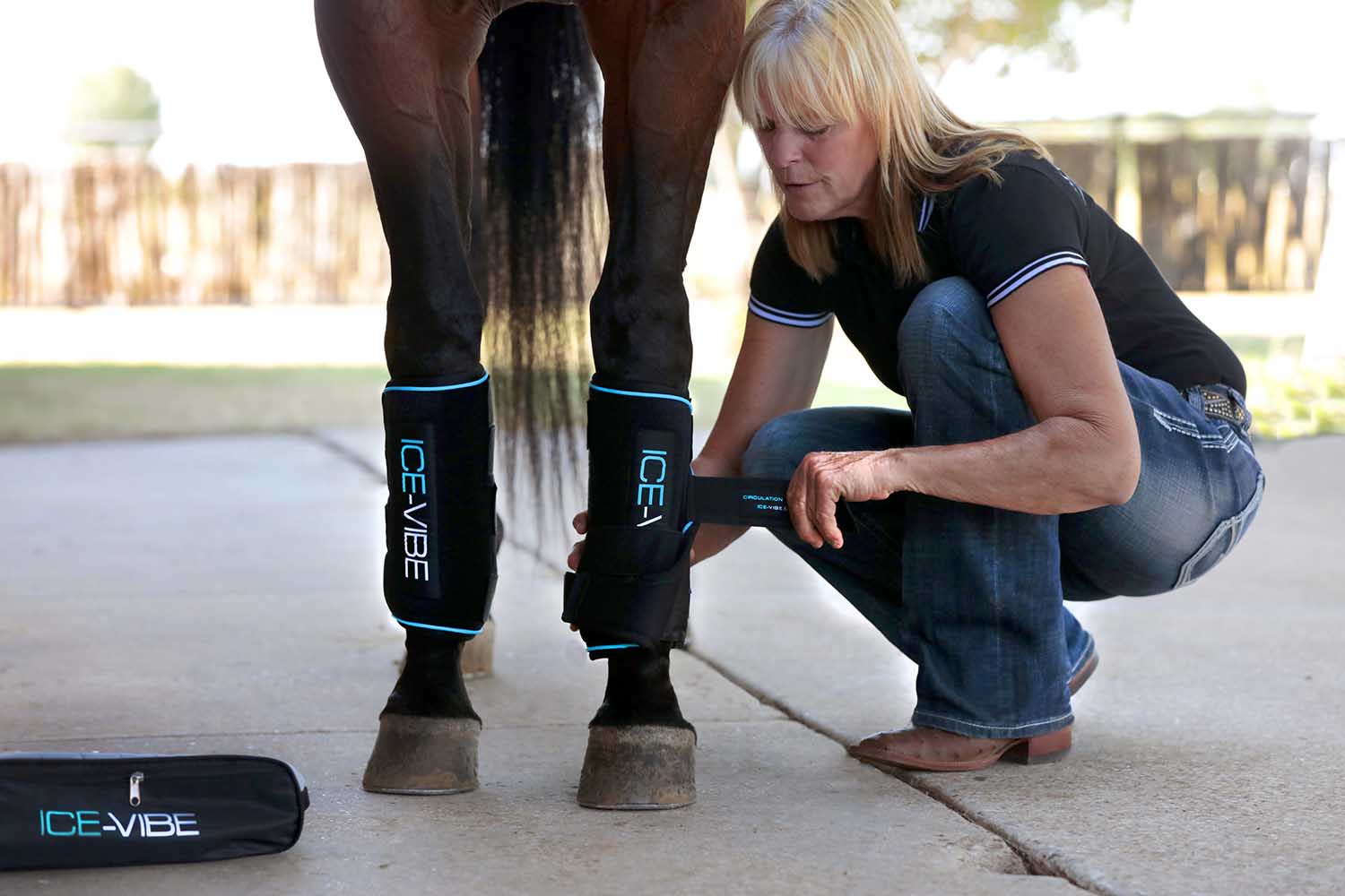 Horseware Ice Vibe Therapy Boot for Horses, 2 Pack - Jeffers - Equiluxe Tack