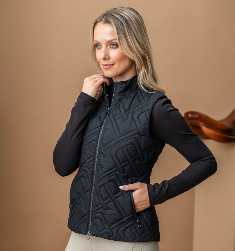 Horseware Ireland Alessandro Albanese Neve Monogram Quilted Vest - Alessandro Albanese - Equiluxe Tack