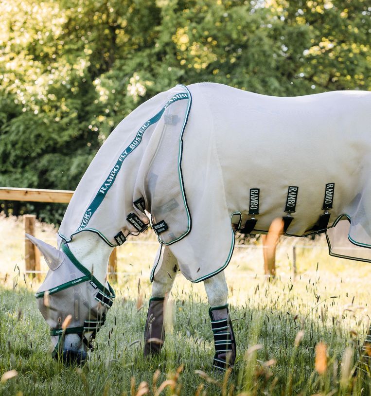 Horseware Ireland Rambo® Flybuster with No - Fly Zone™ Fly Sheet - Horseware Ireland - Equiluxe Tack