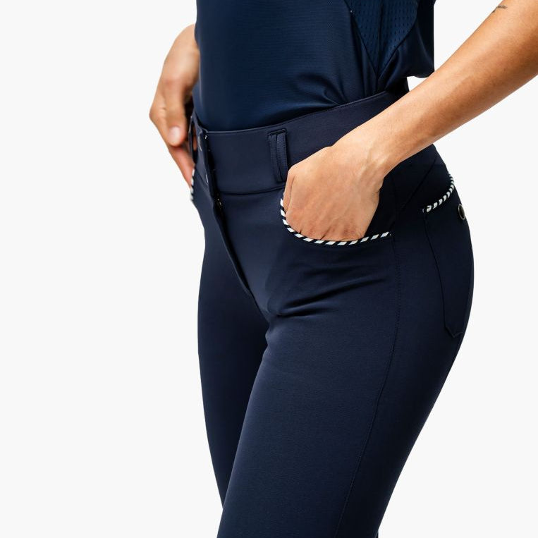 Horseware® Newmarket Mid Rise Breeches - Knee Patch - Horseware Ireland - Equiluxe Tack