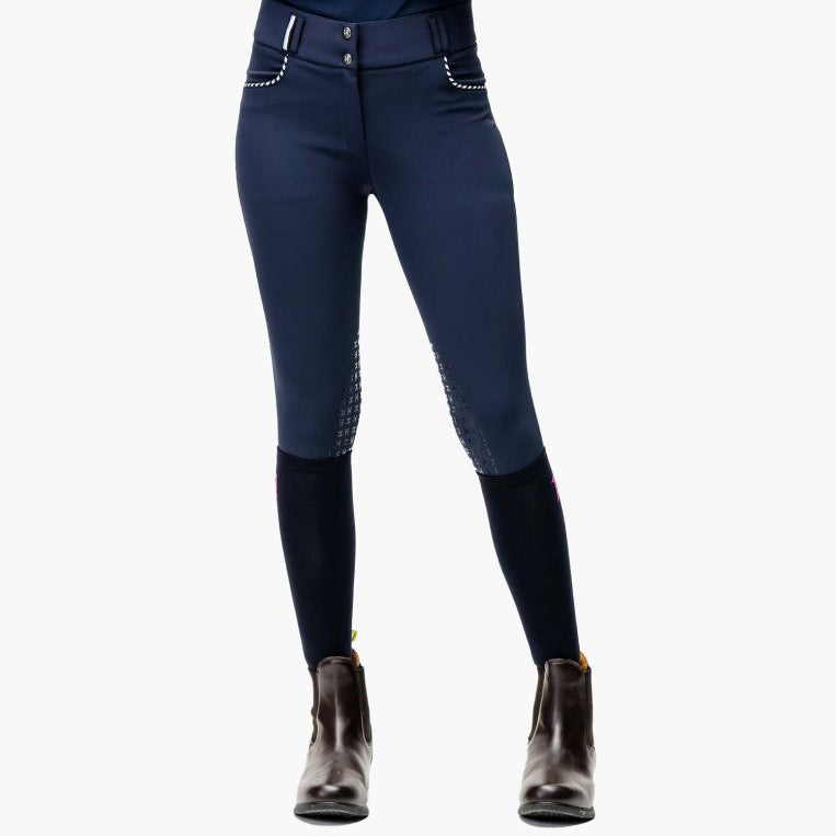 Horseware® Newmarket Mid Rise Breeches - Knee Patch - Horseware Ireland - Equiluxe Tack