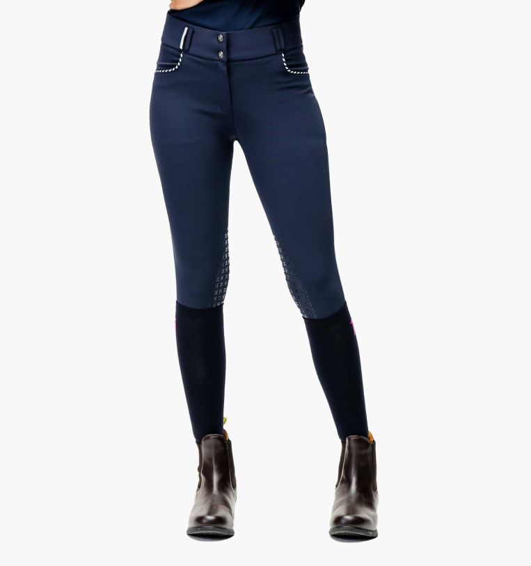 Horseware® Newmarket Mid Rise Breeches - Knee Patch - Horseware Ireland - Equiluxe Tack