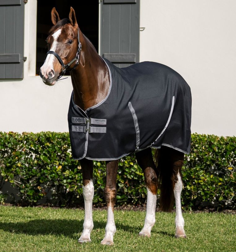 Horseware Rambo® Stable Sheet with Embossed Lining (0g Light) - Horseware Ireland - Equiluxe Tack