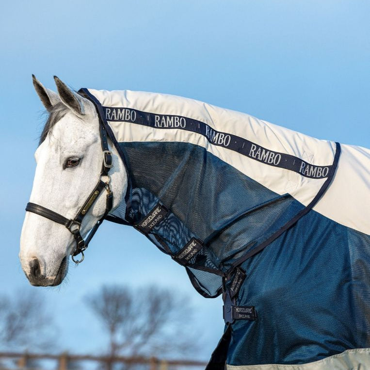 Horseware Rambo® Summer Series Turnout with Disc Front Closure (0g Outer with 100g Liner) - Horseware Ireland - Equiluxe Tack