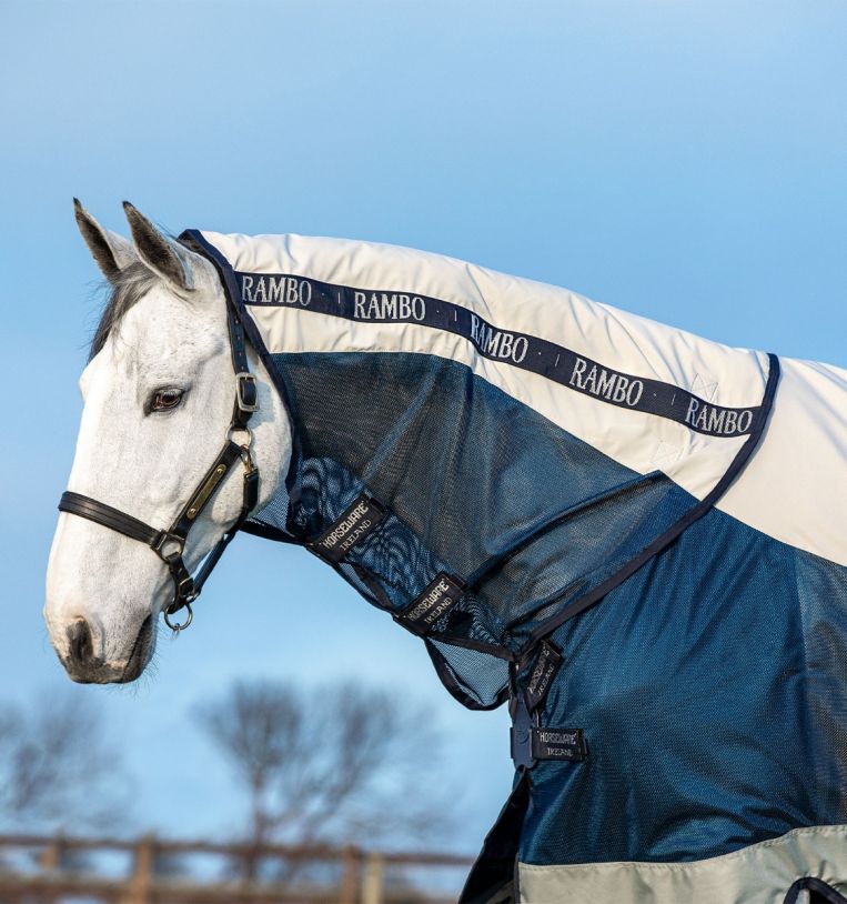 Horseware Rambo® Summer Series Turnout with Disc Front Closure (0g Outer with 100g Liner) - Horseware Ireland - Equiluxe Tack