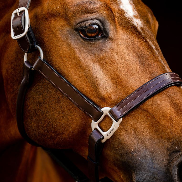 Horseware® Signature Leather Halter - Horseware Ireland - Equiluxe Tack