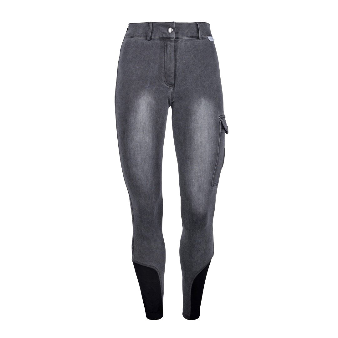 Horzehoods Acid Grey Denim Jeggings - XS - Horzehoods - Equiluxe Tack