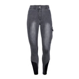 Horzehoods Acid Grey Denim Jeggings - XS - Horzehoods - Equiluxe Tack