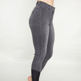 Horzehoods Acid Grey Denim Jeggings - XS - Horzehoods - Equiluxe Tack