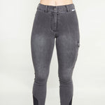 Horzehoods Acid Grey Denim Jeggings - XS - Horzehoods - Equiluxe Tack