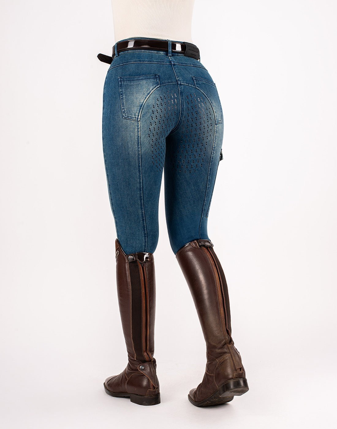HORZEHOODS® Light Blue Demi Denim Jeggings - Horzehoods - Equiluxe Tack