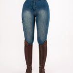 HORZEHOODS® Light Blue Demi Denim Jeggings - Horzehoods - Equiluxe Tack