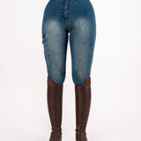 HORZEHOODS® Light Blue Demi Denim Jeggings - Horzehoods - Equiluxe Tack