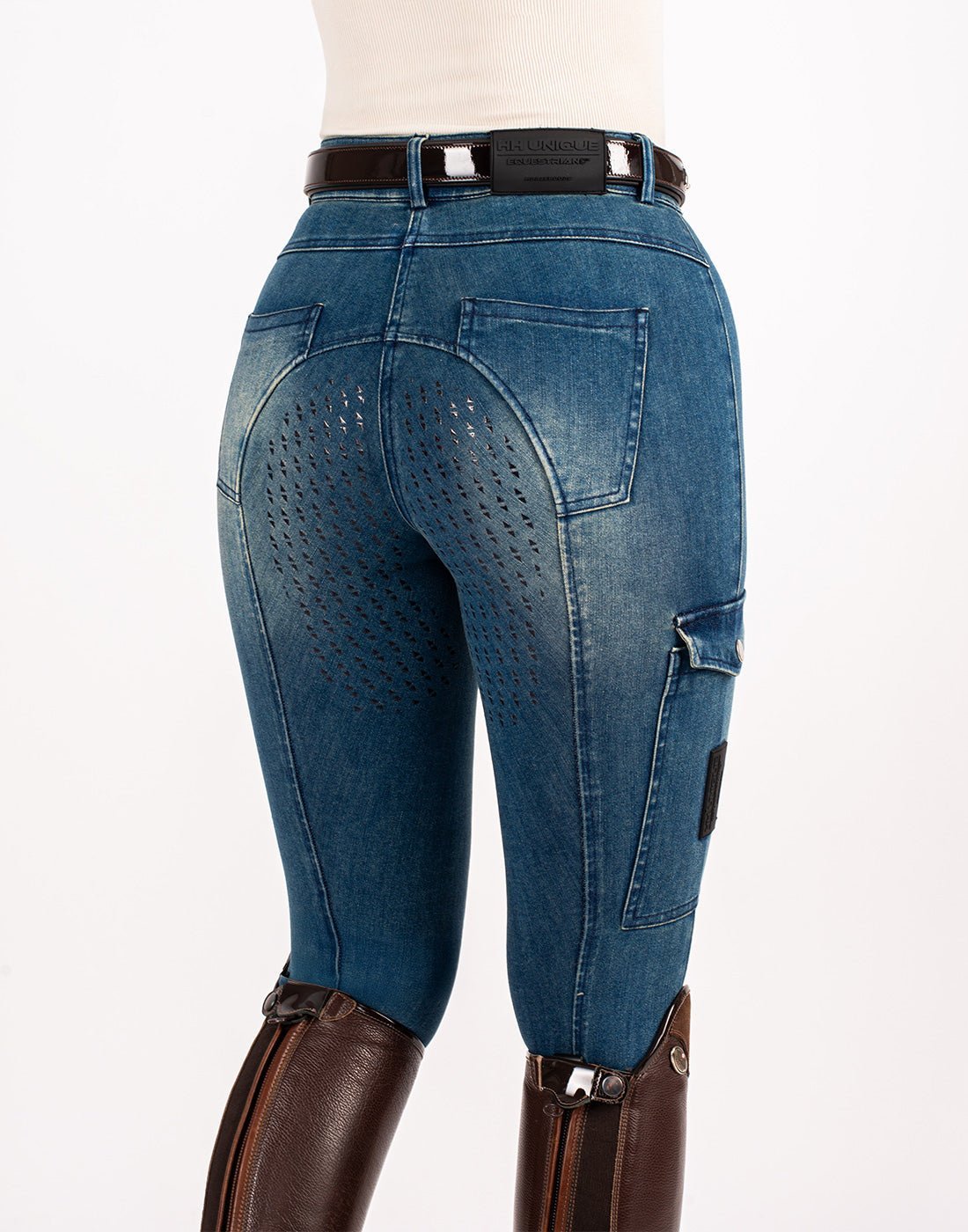 HORZEHOODS® Light Blue Demi Denim Jeggings - Horzehoods - Equiluxe Tack