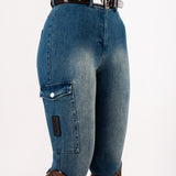 HORZEHOODS® Light Blue Demi Denim Jeggings - Horzehoods - Equiluxe Tack