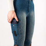 HORZEHOODS® Light Blue Demi Denim Jeggings - Horzehoods - Equiluxe Tack