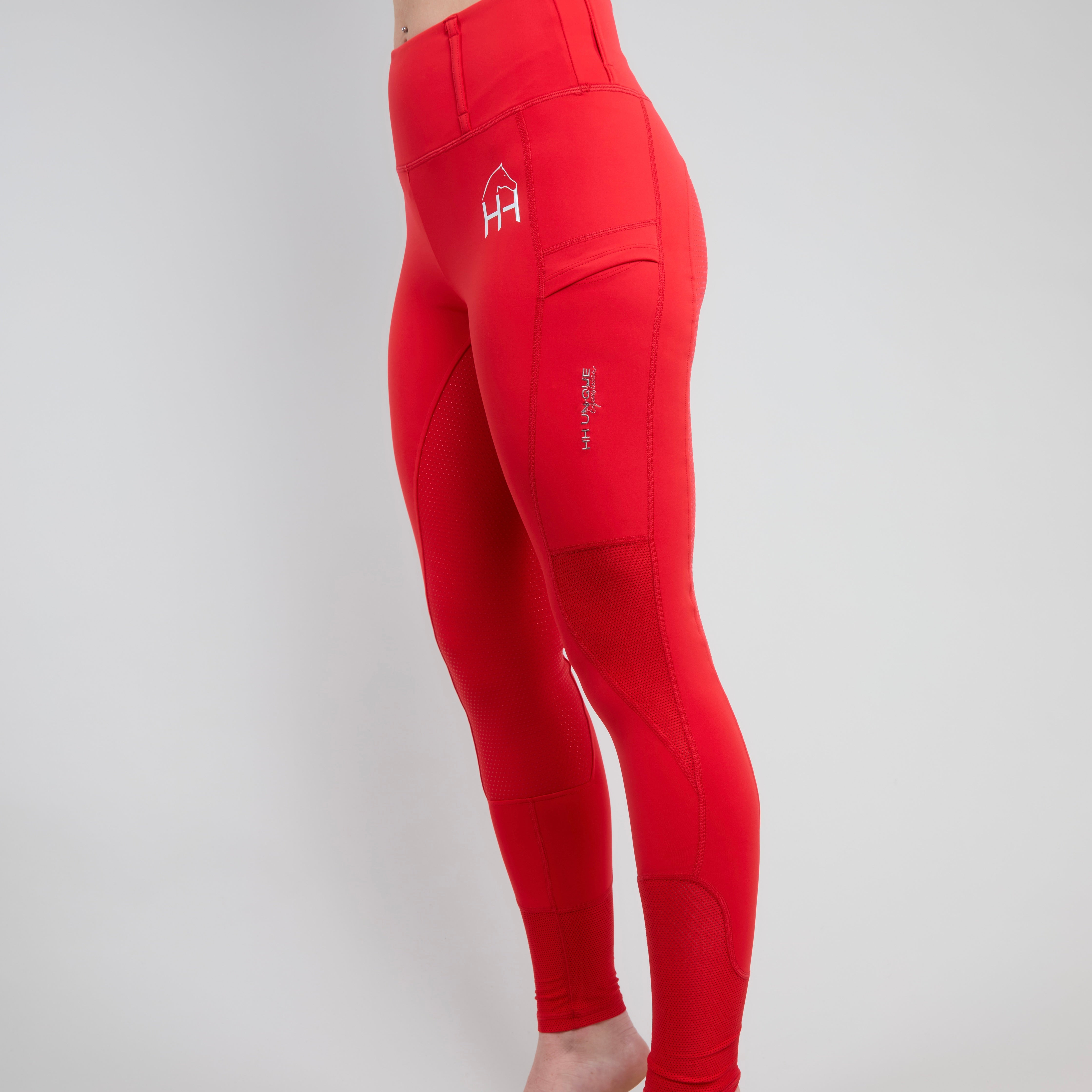 Horzehoods Red Air2 Summer Performance Leggings - Horzehoods - Equiluxe Tack