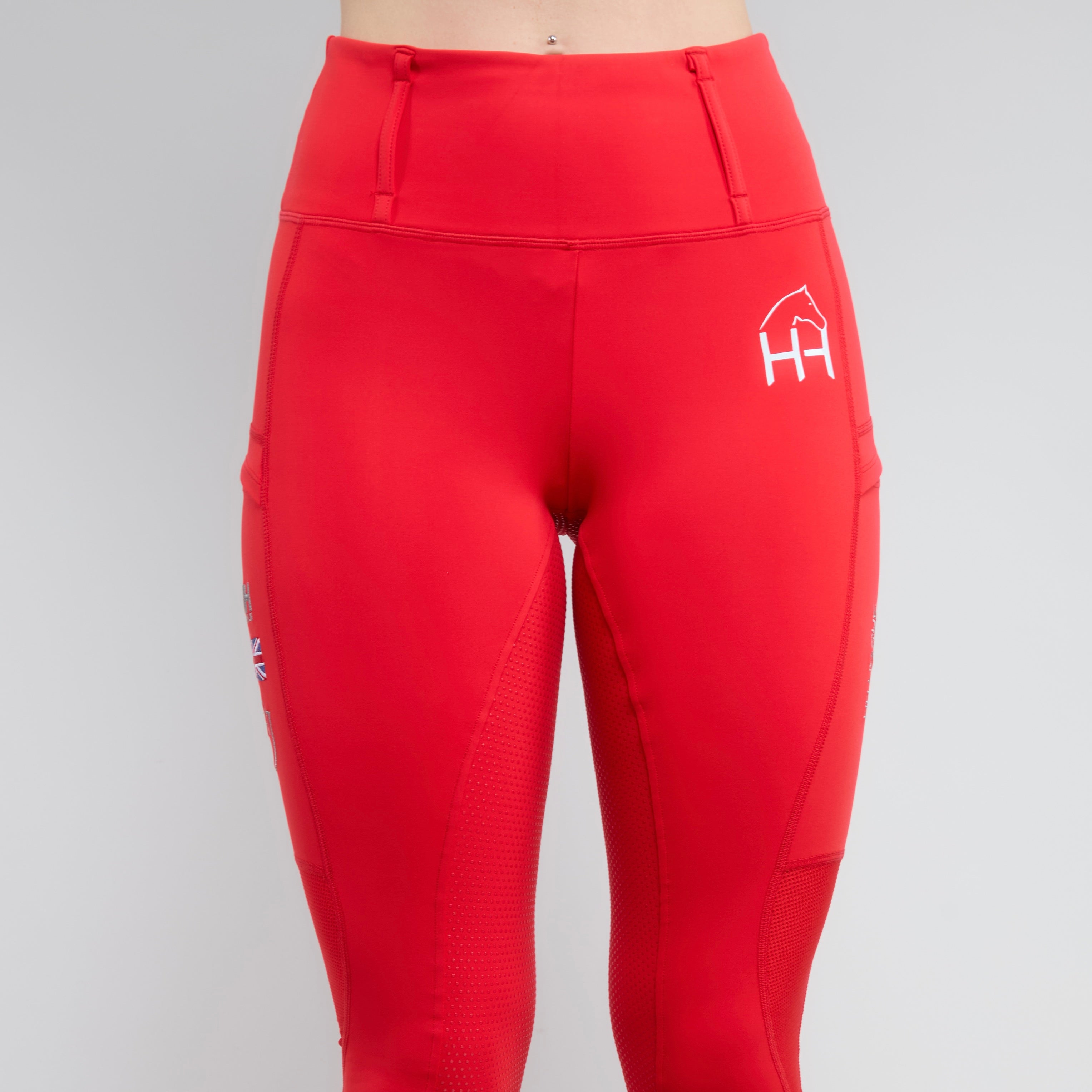 Horzehoods Red Air2 Summer Performance Leggings - Horzehoods - Equiluxe Tack