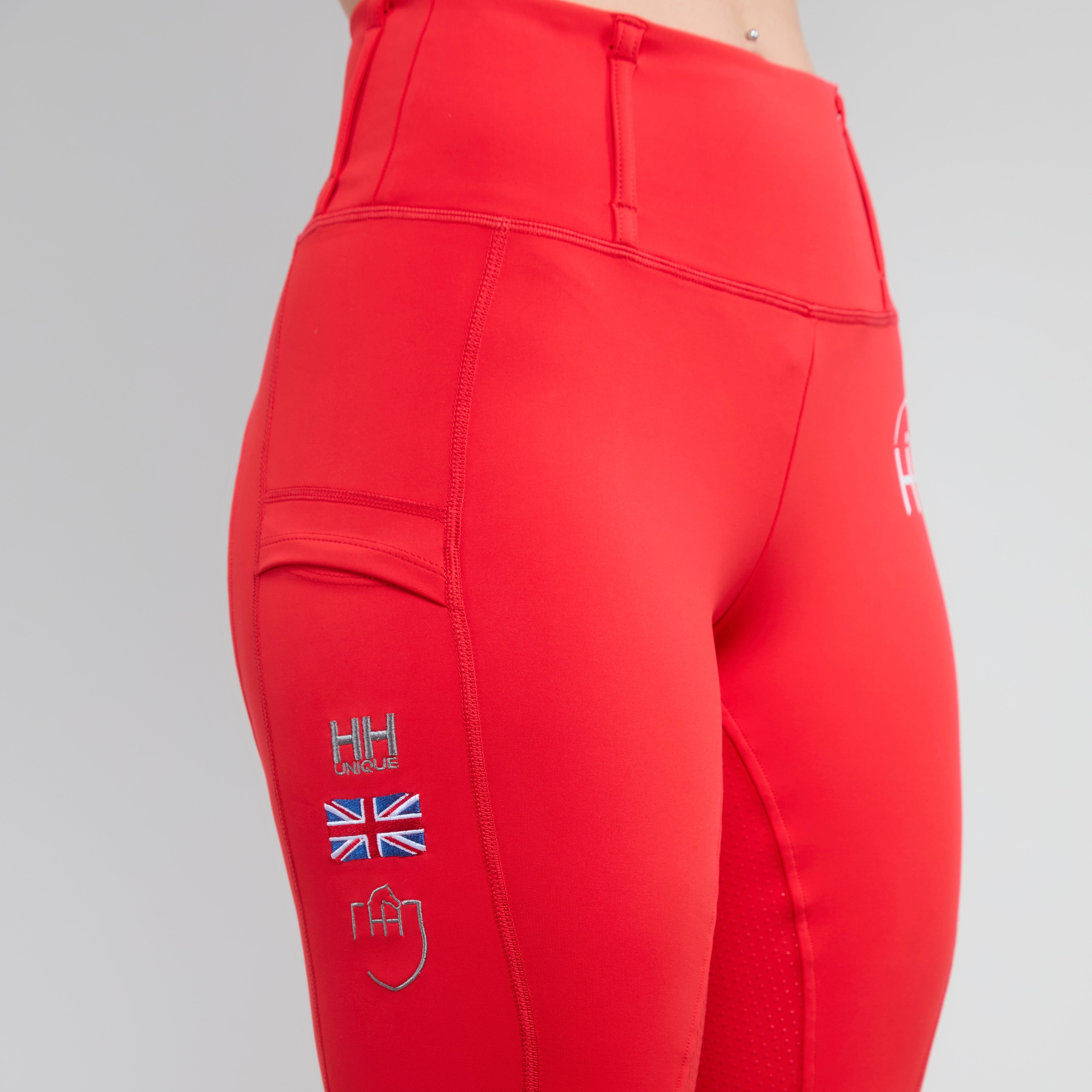 Horzehoods Red Air2 Summer Performance Leggings - Horzehoods - Equiluxe Tack