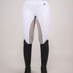 HORZEHOODS® White Grey Competition Leggings - Horzehoods - Equiluxe Tack