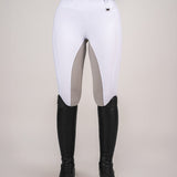 HORZEHOODS® White Grey Competition Leggings - Horzehoods - Equiluxe Tack