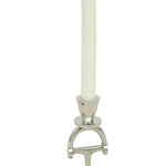 Huntley D Bit Pair of Candlesticks, Pair in Aluminum Silver Finish - Equiluxe Tack