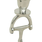 Huntley D Bit Pair of Candlesticks, Pair in Aluminum Silver Finish - Equiluxe Tack