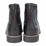 Huntley Equestrian Adult Classic Black Leather Zipper Paddock Boot - Equiluxe Tack