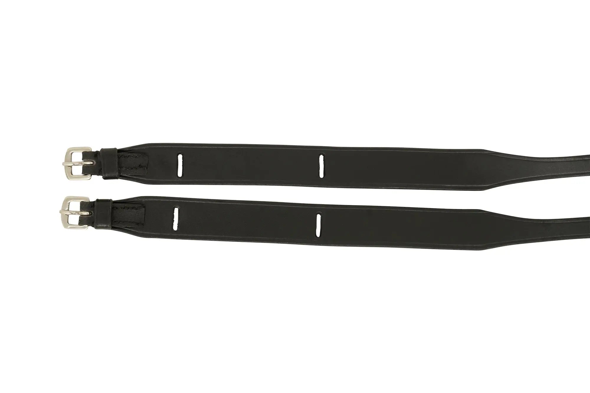 Huntley Equestrian Children's Black Leather Jodhpur Garter Straps - Equiluxe Tack